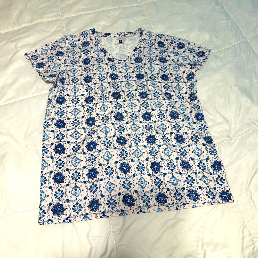 Blue Mountain SS cotton T shirt